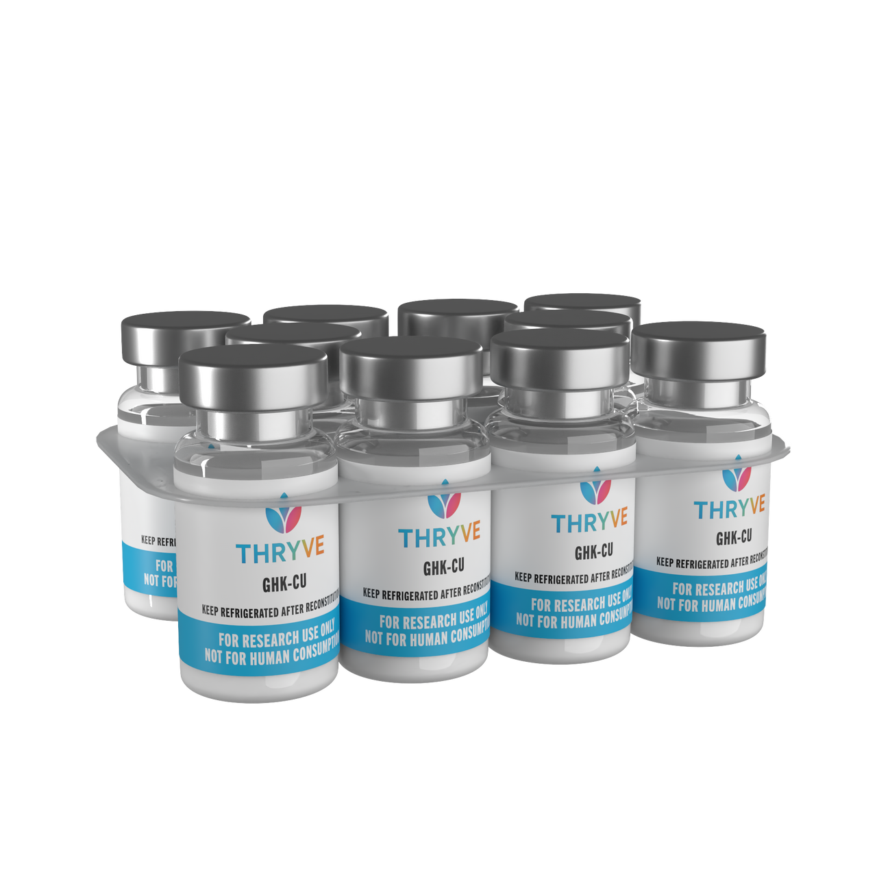 GHK-Cu 100mg Research Peptide – 10 Pack